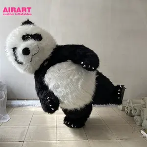 Walking Inflatable Panda Costume Adult Costume Inflatable Mascot Customized For Mall Activities