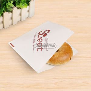 Food Grade Eco-Friendly Packaging Customized Offset & Digital Printing Take Away Pastry Store Donuts Craft Paper <b>Bags</b> - Product Image 2