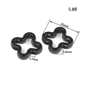 100 cái nút khóa dây kim loại tự làm nút chặn mạ may mặc trong suốt nút bật tắt kẹp dây cho dây giày túi mũ - Product Image 4