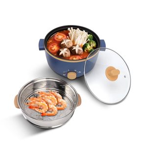 Wholesale 4L Electric <b>Cooking</b> <b>Pot</b> Nonstick Cookware Electric Cooker <b>Pot</b> Multi-function Electric Skillet Cooker for Home - Product Image 1