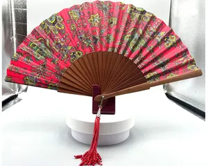 Wedding Favor For Guests Chinese Wooden Fan Printed Fans Promotional Gift Wholesale