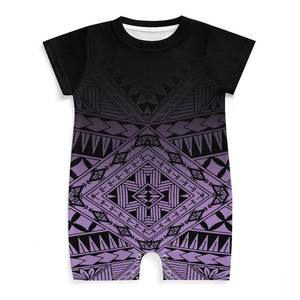 Pacific Heritage vestiti per bambini traspiranti di alta qualità su richiesta su misura manica corta tuta per bambini Drop Shipping - Product Image 2