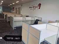 Table de bureau d'ordinateur modulaire 2 4 6 8 poste de travail du personnel cloisons de bureau bureau de personnel financier Standard Flexible