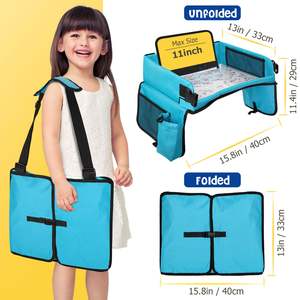 Échantillon gratuit de plateau ou table pour siège auto, organisateur de voyage pour bébé, enfants, table de voiture, plateau de voyage pour enfants, plateau de jeu pour tout-petits - Product Image 2