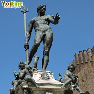 Escultura <span class=keywords><strong>de</strong></span> Poseidón, mitología <span class=keywords><strong>griega</strong></span> antigua, Metal, bronce, estatua del rey del mar - Product Image 4
