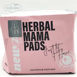 Produit le plus vendu sur Alibaba Vente en gros Marque privée Livraison gratuite articles après la livraison Serviettes postpartum à base de plantes pour la maternité