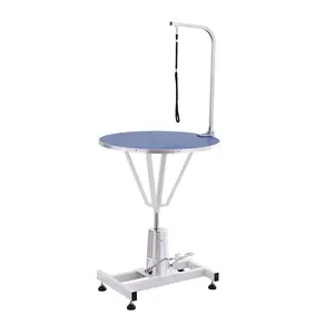 Chinese Professional Supplier Round Hydraulic Lifting Adjustable Height Small Pet Grooming Table