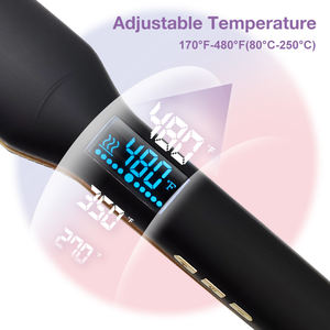 مكواة فرد الشعر الاحترافية بسخان PTC، مكواة مسطحة سريعة بشاشة LED، بيع بالجملة من المصنع - Product Image 2