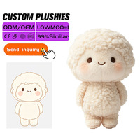 Boneka Domba Realistis Custom, Mainan Domba Isi Dakron, Boneka Hewan, Bordir, Personalisasi, Layanan OEM ODM, Perlengkapan Kamar Bayi
