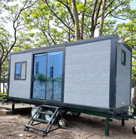 Maison conteneur robuste montée sur remorque à vendre – Habitation mobile préfabriquée