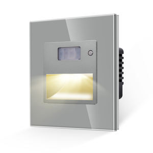 Interrupteur de sol à capteur standard UE/Royaume-Uni Touchmi pour usage domestique/hôtelier, interrupteur mural intelligent à capteur LED en verre - Product Image 6