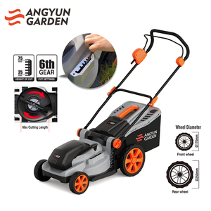 Tondeuse à gazon autotractée sans balais 34 cm, alimentation par batterie 20V, sans fil, qualité DIY, meilleur prix DC001A - Product Image 4