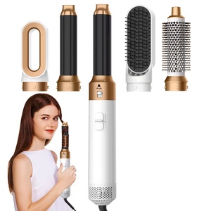 Sèche-cheveux électrique en plastique <span class=keywords><strong>SUPERA</strong></span> Ionic 6-en-1 60 000 tr/min 1000W, brosse à air chaud, bouclage, lissage, 3 vitesses, 3 températures - Product Image 1