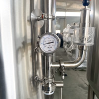 Cuve de Fermentation Conique Personnalisable 200L pour Brasserie, en Acier Inoxydable 304 avec Couche d'Isolation PU et Enveloppe à Cavités, en Promotion