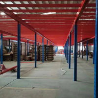 Plateforme de Mezzanine Modulaire à Deux Niveaux en Acier Laminé à Froid pour Entrepôt, Atelier et Bureau, Style Loft, Haute Capacité de Charge