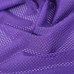 Vải lưới thun polyester-ammonia co giãn nhanh khô 180g, chống xù, dùng may áo thể thao, quần áo bóng đá, nhuộm màu, có lỗ thoát nước - Product Image 3