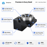 Plateforme rotative creuse ZhengYuan JXA 85 à roulement à rouleaux croisés haute rigidité, table rotative de positionnement de précision