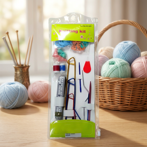 AA0261 DANKING Kit de tricot en plastique 63 pièces |   Kit de tricot, marqueurs de mailles, crochets à crochet, ruban à mesurer, accessoires, ensemble d'outils d'artisanat - Product Image 3