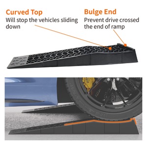 E-ROAD Rampe temporaire antidérapante en plastique pour entretien automobile, réparation de véhicules et vidange d'huile – Produit phare pour la sécurité routière - Product Image 3