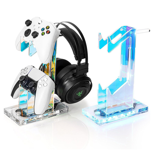 2025 New Acrylic Gamepad Holder Game Accessories Gaming Controller Organizer Stand for Ps4 Ps5 Xbox