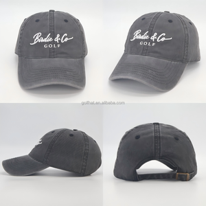 Gorras de Béisbol Ajustables de Lujo al por Mayor, Estilo Desgastado, de 6 Paneles, con Bordado Personalizado y Parche Tejido con Logotipo, Unisex - Product Image 3