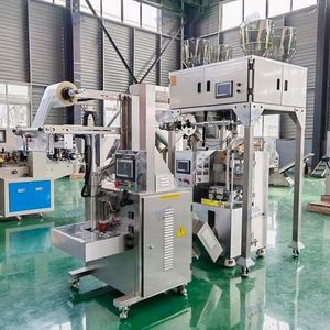 Máquina empaquetadora de bolsitas de té triangular de nailon, pequeña automática para cafeterías - Product Image 5