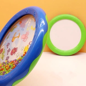 Wholesale Orff Percussion Instrument Portable 7 Inch 17.5 CM Inch Plastic Ocean Wave <b>Drum</b> Musical Instrument Ocean <b>Drum</b> - Product Image 3