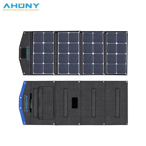 100w Portable Foldable Solar Panel Kit Solar Controller USB Output Charge <strong>12v</strong> <strong>Batteries</strong>/Power Station Trailer Emergency Power - Product Image 1