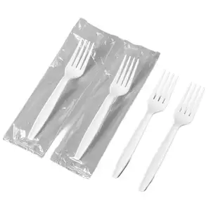 Set di posate stoviglie di nuova moda manico in plastica cucchiaio forchetta coltello Set di posate per bambini forniture usa e getta posate di plastica