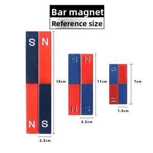 בלוק קבוע הסיטונאי בצורת מגנט פרוס צפון הקוטב הדרומי מגנטי פרסה מגנטים לניסוי - Product Image 5