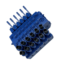 Vanne hydraulique multi-directionnelle haute pression 350 bar, vanne de commande proportionnelle sectionnelle pour machines de levage