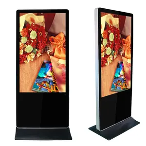 43/49/50/55/65/75 Inch Floor Stand Kiosk Android System Multi Touch Screen LCD Display Advertising Player Digital Signage Totem
