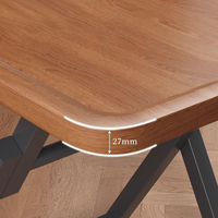 Table de mahjong pliante en bois robuste avec plateau concave et pieds en acier pour le divertissement à domicile et l'utilisation multi-jeux