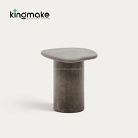 Table en béton de luxe pour villa, ensemble de mobilier d'extérieur pour patio, table basse commerciale en ciment pour piscine, idéale pour bar de complexe hôtelier et canapé
