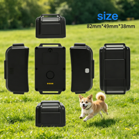 Collier intelligent pour chien avec suivi par satellite LBS, GPS GSM WiFi GLONASS 4G LTE mini étanche, application Android, garantie 1 an