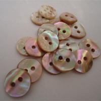 Boutons ronds en nacre rouge à 2 trous, taille et couleur personnalisées, avec paillettes, dos plat, sans nickel, lavables en machine