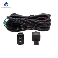 1 Ensemble de feux antibrouillard pour Toyota Hilux Revo Rocco Dakar 2018 2019, kit de feux antibrouillard pour voiture avec faisceau, ampoule et interrupteur