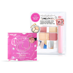 Alice Collection Glowing Kiss Blush 652 Cool Summer 3 In 1 Highlighter Stick Creamy <b>Illuminating</b> <b>Makeup</b> For Lips Cheeks Face - Product Image 2