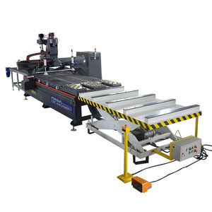 30% indirim 1325 4x8ft doğrusal tip otomatik araç değiştirme ATC ağaç İşleme cnc yuvalama router ile döner - Product Image 3
