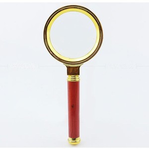 YL Handheld Magnifier Plastic Lens 80mm Reading Books Newspapers Jewelry Appraisal - Product Image 1