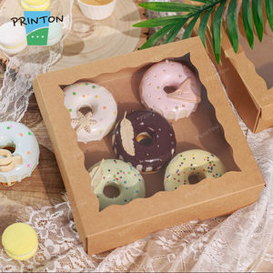 Cajas para Donuts con Ventana Transparente y Diseño Personalizado, Empaque Grande para Pasteles y Postres Dulces - Product Image 3