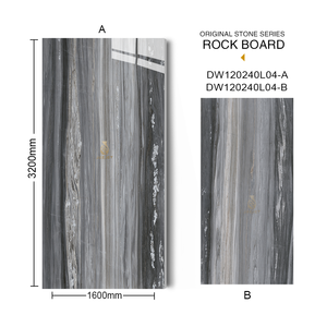 Precio de Fábrica, Piedra Artificial de 9 mm de Espesor, 1600*3200, Azulejos de Porcelana para Paredes Interiores, Losa de Piedra Sinterizada de Mármol para Encimeras - Product Image 2