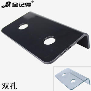 <b>Acrylic</b> Portable Faucet Display Rack Double-Hole Vertical Fastener Bathroom Sample Hanging <b>Board</b> Rack Made of Plastic - Product Image 5