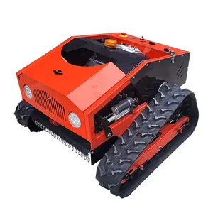 Fast Delivery AWY550 Mini Crawler Remote Control Lawn Mower Grass Blade Robot Mower With Cheap Price