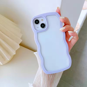 Gran Stock de Fundas para Celular Coreanas de Lujo con Borde Ondulado, Marco de TPU, Antigolpes y Antihuellas, en Varios Colores, para la Serie 17 - Product Image 5