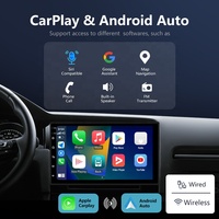 Nuevo Reproductor Multimedia para Auto con Pantalla Táctil Android de 7 Pulgadas y 64 GB, Estéreo para Auto, Carplay, DVD, Navegación GPS
