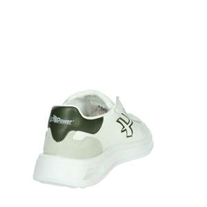 Zapatillas Deportivas para Hombre U Power UB20059 Blancas y Verdes de Lona, Zapatos Modernos - Product Image 3