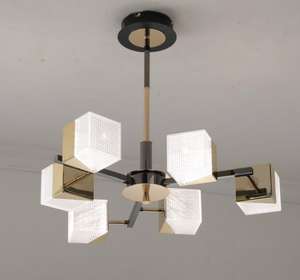 Zeal Lighting Modern Living Room Main Light Designer Ceiling High-end Atmospheric Bedroom Simple Dining Room <b>Chandelier</b> - Product Image 1