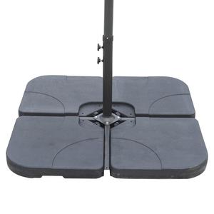 <span class=keywords><strong>Base</strong></span> Redonda Resistente para Sombrilla de Patio, Estilo Antiguo, para Exteriores, Color Negro - Product Image 2