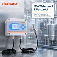Transmetteur de capteur de point de rosée LCD HENGKO HG808-A pour la surveillance de l'humidité des sécheurs sous vide